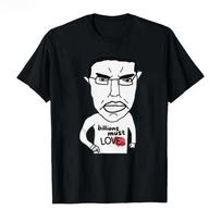 One billion people must love fun Chude Zack meme T-shirt black short sleeved round neck summer style unisex 4XL black