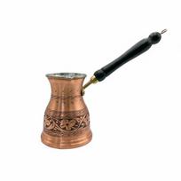 Hand Engraved Copper Coffee Cezve Traditional Turkish Pot for Home