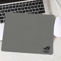 ASUS ROG White Simple Logo Square Gaming Mouse Pad 450x400 Non-Slip Rubber Washable Desk Protector Mat For Home Office PC Gamers 250x200x2mm