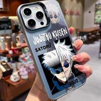 Jujutsu Kaisen Gojo Satoru Case for iPhone 17, iPhone 16 Pro Max, and iPhone 15 Pro (Japanese & Korean Style, 14/13) iPhone 18 Pro Max