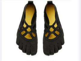 New cross-border Vibr five-finger shoes Pilates indoor fitness yoga dance shoes split-toe shoes Fivefingers 39 brown