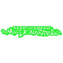 Naujausias Kūrybiškas Need for Speed Most Wanted Lipdukas Automobilio Dekoracija Decal Spalva Gali Būti Pritaikyta Saulės Apsauga Atsparus Vandeniui, 29cm*6cm žalia