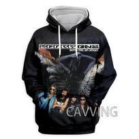 New Rock Hoodis Palaidinė Scorpions Grupė 3D Spausdinimo Hoodis Vyriškas Mada Didelis Dydis Sportinis Kostiumas Moteriškas Prakaito Marškinėliai Vyriški Drabužiai Paauglių Striukė Naujas XXXL black