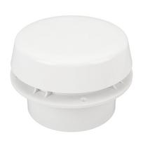 RV Roof Vent Cover 155mm Round Motorhome Mushroom Plumbing Vent Caps with Mesh Screen For RV Trailer Camper white