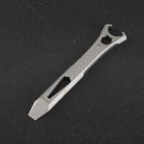 Titanium Multi-Tool EDC Pry Bar Outdoor Survival Camping Bottle Opener Hex Wrench Stonewashed