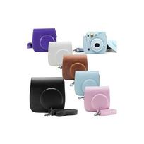 Fujifilm Instax Mini 8 9 Kameros Nešiojimo Krepšys Su Minkštu Mikropluošto Interjeru Ir Reguliuojamu Peties Dirželiu juoda