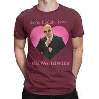 Live Laugh Love Pitbull Mr Novelty 100 Cotton Tshirt Honk For Mr Worldwide Tops Tees For Unisex 3XL black