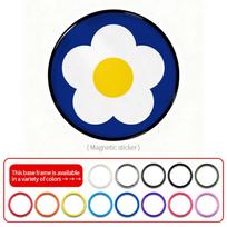 3D Metal Car Front Grill Emblem Badge Decoration Universal For MINI Cooper S JCW Countryman Clubman Car Styling Accessories Only Magnetic Stiker