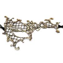 Venice Mask Cosplay Prom Props Hollow Out Half Face Mask Nightclub Lace Eye Mask  Girl auksas