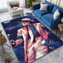 [1pc Vintage Man Portrait Office Chair Carpet] Digital Printed Area Rug for Home & Game Room Use, Soft Indoor Sofa Chair Mat 150cmx200cm
