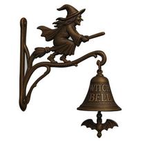 Sounding Halloween Witch Doorbell Vintage Witch Hanging Ornament Witch Wind Chimes  Garden Style A