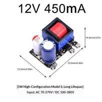Ac-Dc 12V 300/450/1000Ma Converter Ac 220V To 5V Dc Step Down Transformer Power Supply Module With Multi Currents 12V450MA