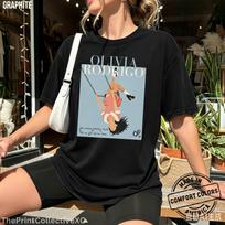 2026 Olivia Rodrigo Shirt 2026 Tour Sad Girl Album Shirt A Girl So in Love Music T-shirt Y2k Ins 3XL gray