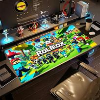 Roblox Gaming Mouse Pad Office Mouse Mats Desktop Mouse Pad Non-Slip Rubber Base Office and Gaming Desk Decoration 30cmx60cm