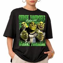 Shrek Funny Shirt, Shrek Yourself Before You Wreck Yourself Shrek Meme Shirt, Disney Fiona Princess Shirts, Gift for Shrek Fan 130 black
