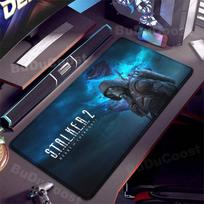 90x40cm Office Mousepad Gaming Stalker 2 Large Size Mouse Pad Xxl Computer Laptop Rubber Keyboard Deskmat PC Gamer Non-slip Rugs 300x600x2mm gray