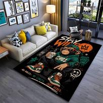 Stay Wild Chill Monkey Design suitable as a non-slip mat for the living room or bedroom sofa 50x80cm(19x31in)