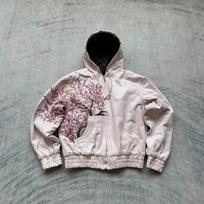 Harajuku Y2K Naujas Storas Fleece Gotinis Spausdintas Užtraukiamas Gobtuvas Moteriškas Gatvės Hip Hop Džokeris Laisvas Megztinis Poros Laisvalaikio Punk Gobtuvas 5XL white