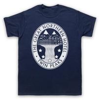 Twin Peaks The Great Northern Hotel Lynch Cult Drama Men's & Women's T-Shirt 2XL white