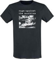 Rage Against The Machine Burning Car Print Cotton T-shirt Men Women Rock Band Unisex Short Sleeve Tee M gray