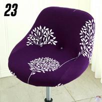 High Elastic Universal Arc Chair Cover For Rotating Lifting Bar Stools Cashier Counter Hotel Home Seat Protector
