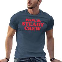The Rock Steady Crew Tshirt Lightweight Gym Training Tshirt L black