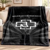 Rammstein blanket Flannel Blanket Soft Cozy Plush Throw for Sofa Bed Lightweight Home Decoration Outdoor camping 100cmx150cm