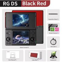 Anbernic RG DS Retro Handheld Video Game Console Video Player 4  IPS Dual Screen Android14 4000mAh Flip RGDS 512G PS1 PSP NDS raudona juoda spalva