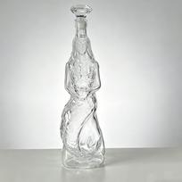 with Glass Stopper Whiskey Decanter Creative Liquor Bottle Wine Container  Wedding Gift Glass white