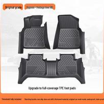 Odorless TPE Door Sill Mats for Hyundai Santa Fe Interior Modification Santa Fe black