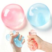 Coconut Oil Slow-Rebound Stress Relief Ball (Set of 2) A Moldable Non-bouncing Sensory Stress-relief Toy That Doubles As A Soothing Desktop Ornament 2pcs white