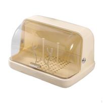 Cup Holder with Cover for Kitchen Storage Box 13.78x9.45x7.87  Tea Cups geltona