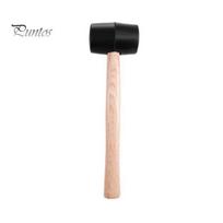 Stainless Steel Coconut Cutter Manual Opener/Rubber Hammer/Coconut Meat Grater, Thickened Hole Kitchen Gadget for Hard Shell Fruits Puncher, Anti-slip B black