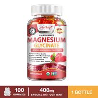 Airboy magnio glicinato gumijos 600 mg – su vitaminu D3, B6, kalciu ir kaliu, 100 vnt., raumenų ir kaulų palaikymui 100*1 red