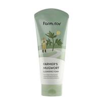 Farmstay Farmer's Mugwort Cleansing Foam Hydrating Soothing 180ml gray