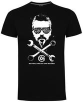 Gas Monkey Garage Rr Twin Spanners Gents Black S Unisex T-Shirt XXL gray
