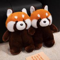 Meškėno Dramblio Animacinis Pliušinis Namų Šlepetės Vaikams Su PP Medvilnės Užpildu Raccoon,39cm orange