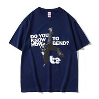 Singer Billie Eilish Hit Me Hard and Soft Printed Cotton T-shirt Men and Women Summer Clothing Fashion Casual T-shirt Fan Gift M black