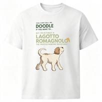 Cute Cartoon Lagotto Romagnolo Purebred Dog Not A Mixed Breed Comfortable And Breathable Fitness Tshirt 4XL white