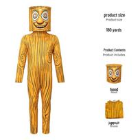 Tung American Classic Mythology Stick Man Cosplay Costume Outfit 120 orange