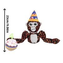19cm/7.48in Gorilla Tag Tagged Monke Plush Games Peripheral Doll Cute Cartoon lava Gorilla Plush Toy ideal for Children Birthday Xmas Gifts white