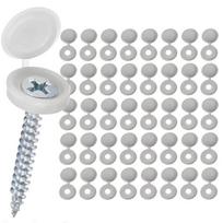 10/500 vnt. Nagų Varžtų Dangteliai Plastikiniai Apsauginiai Dangteliai Automobilio Veržlės Dekoratyvinis Dangtelis Savisriegis Varžtas Sulankstomas Dangtelis Baldų Furnitūra 30PCS pilka spalva