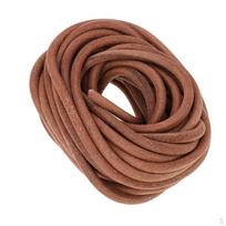 10 metrų (5 mm, 6 mm, 8 mm skersmens) PU odos laidas 8mm Diameter brown
