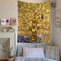 Artist Gustav Klimt Classic Collection Diy Wall Tapestry For Living Room Home Dorm Decor Wall Art Decor 125x150cm (50x60in)