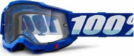 100 % akiniai 100 % ACCURI 2 ENDURO MOTO Mėlynas (dvigubas skaidrus stiklas) (NAUJIENA)