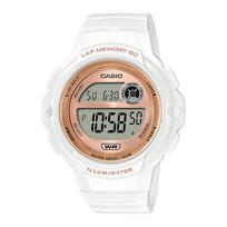 Casio Illuminator Lap Memory 60 Quartz Women's LWS-1200H-7A1VCF Watch, White, Sport.