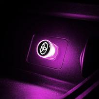 Naujo automobilio Mini USB LED aplinkos apšvietimo kištukas Dekoratyvinė atmosferos lemputė Toyota GR TRD Camry Corolla Yaris Chr Auris Avensis T25 Toyota