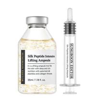SUNGBOON EDITOR Silk Peptide Intensive Lifting Ampoule – Intensyviai stangrinanti veido ampulė su šilko peptidais, 35 ml