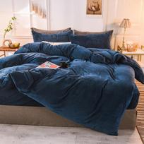 WOSTAR Winter warm milk velvet duvet cover 220x240 bedding set couple luxury double bed quilt cover twin full queen king size Pillowcase No cover gray