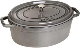 STAUB LA COCOTTE Ketaus puodas, ovalus, 8 ltr, grafitas